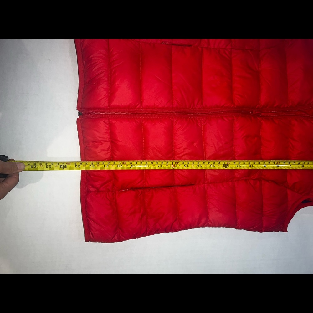J. Mclaughlin Red Down Packable Down Vest - image 5